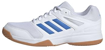 adidas Herren Speedcourt Mens Indoor Shoes, FTWR White/ray Blue/Lucid Aquamarine, 40 EU