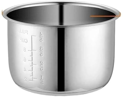 Pentola a pressione elettrica da 6 litri, ciotole interne, ciotola multicooker, serbatoio in acciaio inossidabile for cucinare zuppa e porridge