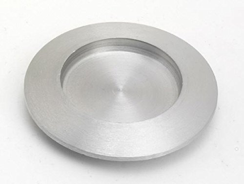 Kerzenhalter aus Alu matt für Ø 60 mm Kerzen, Taufkerzen, Hochzeitkerzen, Anlasskerzen