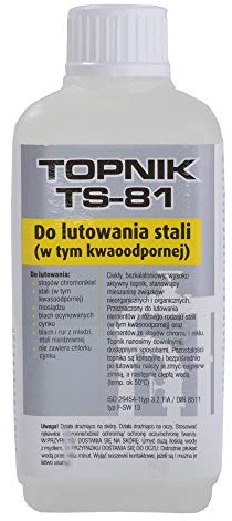 Flussmittel TS81 100ml Kolophoniumfrei Hochaktiv zum Löten von Stahl-Chrom-Nickel AGT-046