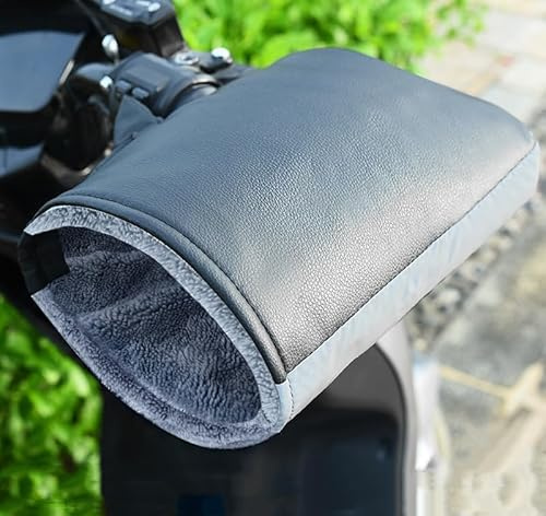 OBEST Gant Scooter, Gant Moto Hiver, Gant trotinette Electrique, Protection Coupe-Vent, Imperméable et Chaude, avec Bandes Réfléchissantes