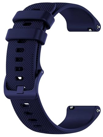 OcioDual Bracelet Montre 18mm Bleu, Bracelets de Montres pour Homme à Dégagement Rapide, Bracelet Montre Connectée Femme en Silicone, Bracelets de Montres pour Femme, Unisexe
