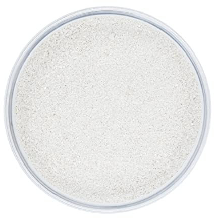 Sabbia Colorata Bianca per Decorazioni 370 g, Sabbia Colorata per Vasi di Vetro, Rito della Sabbia, Sottile 0.2-0.6 mm, Ottima per Le tue Idee Decorative