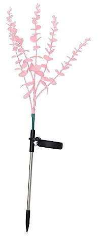 OSALADI Lampada Solare Paesaggistica Decorativa Rosa 1 Pezzo 2v 100ma