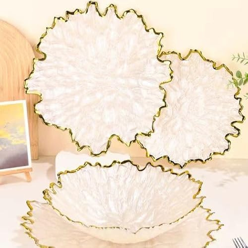 GTHYLAM Elegant Ceramic Oyster Plates 6-Well Oyster Platter for Seafood Serving Stylish and Durable, Perfect for Entertaining and Seafood Lovers