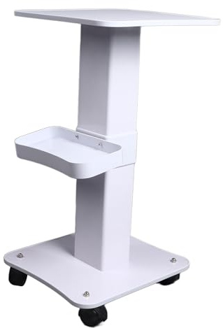 Chariot de Salon de beauté, Chariot D'esthéticienne à 3 Niveaux avec roulettes, Station de Travail pour Table de Tatouage, Plateau de Rangement de beauté, Chariot de Salon,