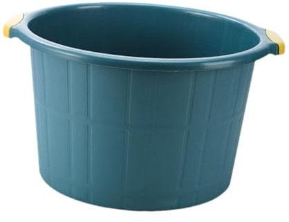 harayaa Fußbad-Einweicheimer, Fußbadewanne, Massagegerät, Fußbadewanne, multifunktional, für trockene, rissige Füße, Dunkelblau