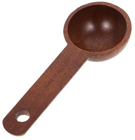 Cabilock Cuillère Doseuse En Bois De Noyer Noir 10 Ml Multifonction Pratique Pour Café Thé Épices Accessoire Cuisine
