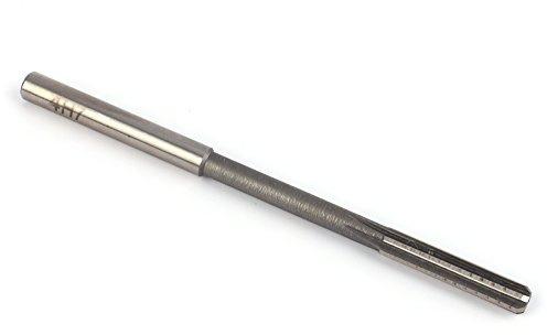 Baxnore Chucking Reamer, HSS Machine Reamer, 4mm Straight Shank Milling Cutter Tool, Resist Wear Milling Reamer for Drilling Milling Machines