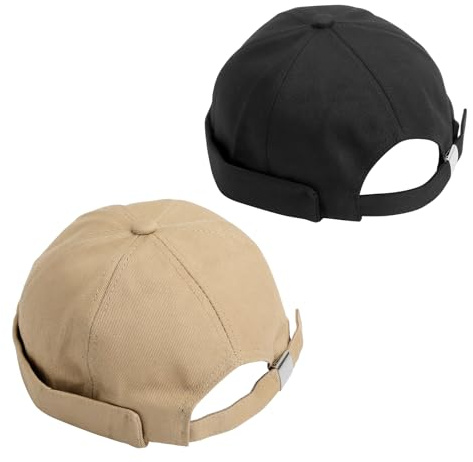GZRXIOUS Casquette Docker Coton Bonnet Thin Sailor Casquette Unisexe Bonnet de pêcheur, Bonnets de Marin