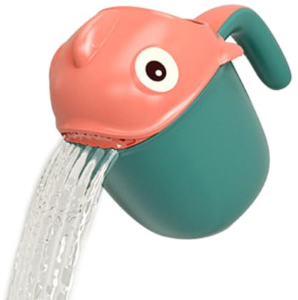 Vaso Enjuague de Baño Infantil Enjuagador de Baño con Asa Ergonómica