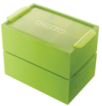 ZOKU - Jumbo Ice Trays - 12 Eiswürfelformen Maxi aus hochwertigem Silikon