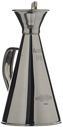 CUYDESA Huilier Cuisine Anti Goutte, Voir Description, Gris, 1/4 Litre
