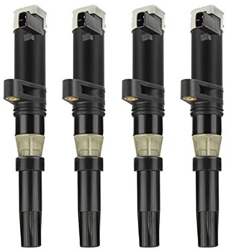 Frankberg 4x Zündspule Zündmodul Kompatibel mit Clio II Clio III Duster Logan Sandero Kubistar Primastar Vivaro Kangoo Laguna Megane Modus Twingo II Replace# 7700875000 7700107177