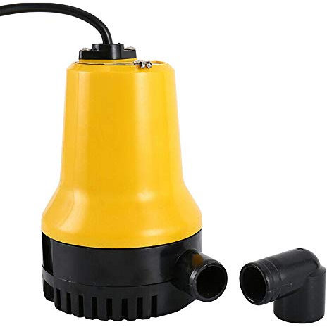SUPERTOOL 12V DC Pump Electric Water Pump Submersible Water Pump Field Pump for Clean or Dirty Water (50W)
