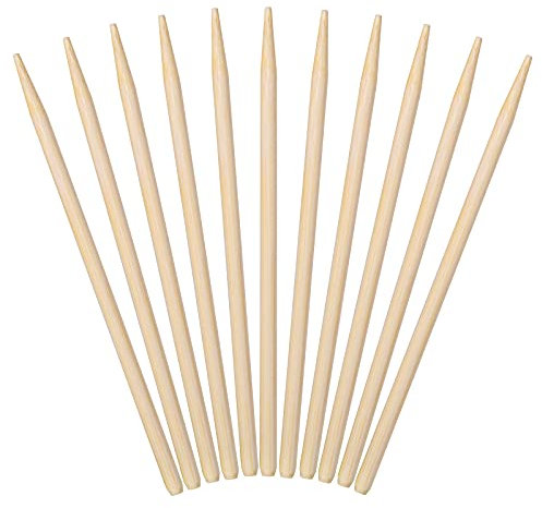 Minisland MSL168 Lot de 100 brochettes en bambou 5 mm d'épaisseur pour chien