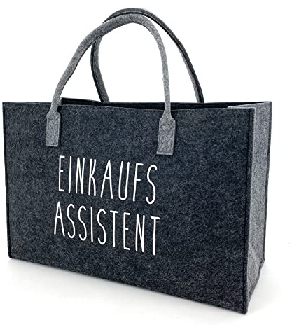 heimtexland Filztasche Shopper Tasche Filz Einkaufstasche Kaminholz Korb Tragetasche Typ717