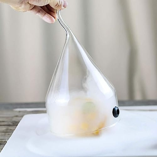 Smoking Gun Dome Pour Les Cocktails Food Cover, Smoker Gun Dome Pour Les Assiettes, Verres, Bols, Cloche D'Infuseur De Fumée, Infuseur De Fumée Pour Les Cocktails, Boissons, Assiettes,10.6 x 5.1