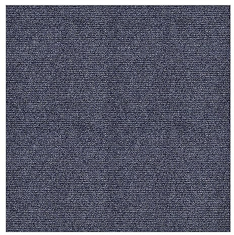 Jackfru Teppichfliesen selbstklebend, 30x30cm selbstliegend, 11 Stück Set 1m² Teppich Bodenbelag für Bettzimmer,Küche,Wohnzimmer (Dunkelgrau-11pcs)