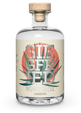 Siegfried Wonderazul | Premium alkoholfrei | Für Margarita & Paloma ohne Alkohol | Rauchig-herbes Agavenaroma Südamerikanischer Spirituosen | Aus Destillaten & Auszügen | Vegan & Zuckerfrei | 500ml