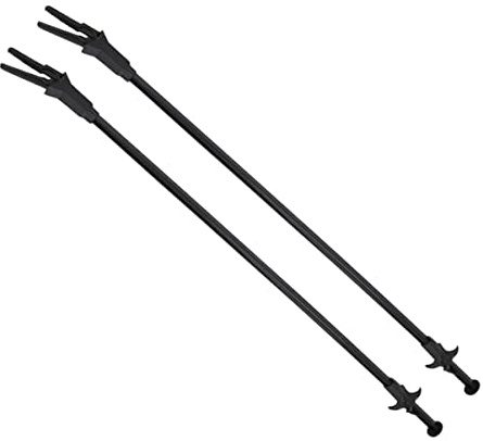 Homoyoyo 2 Stücke 50 cm Lange Zangen Für Aquarium-Pflanzen – Gerade Und Gebogene Pinzetten Aus Robustem Material in Elegantem Schwarz - Ideal Für Die Pflege Und Das Arrangement Von