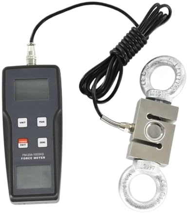 Misuratore di forza digitale FM-204-1000K con display LCD, dinamometro celle carico 9800N Alta sensibilità