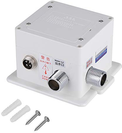 Electronic Motion Sensor Tap Automatic Infrared Sensor Faucet, Smart Touchless Sink Faucet Activated Hands Kitchen Tap Vessel Water Tap with Control Box