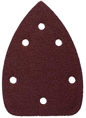 140mm Mouse Detail Pad. 10 x 80 Grit Sanding Sheets Self Fixing for XSports, DeWalt, Bosch, Black & Decker, Makita Sander and many others
