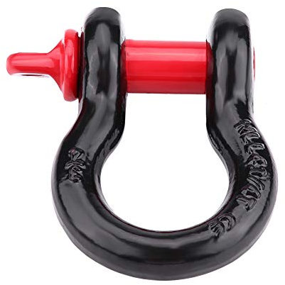 Aramox Verzinkter Schäkel-D-Ring aus Hitzebeständigem Stahl, Zinkbeschichtung, Geeignet für UTV/ATV, 2 Größen, Einfach zu Installieren, Vielfältig Einsetzbar (4,75 t)