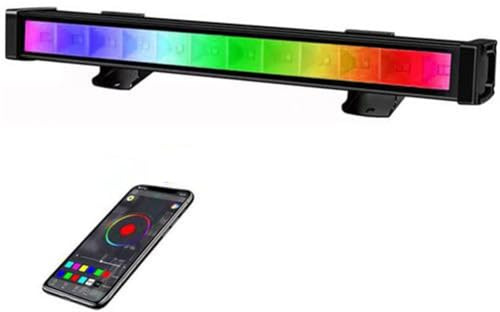36W RGB LED Wallwasher - Wasserdicht RGB LED Strahler 27 Dynamische Modi Partylicht LED Bar Lichteffekte Mit Fernbedienung,Timer Und Memoryfunktion Für DJ Home Bühnenlichter