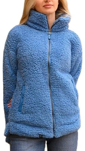 LightHouse Women's Seashell Sherpa Fleece - Ladies' Half-Zip Funnel Neck Sweatshirt