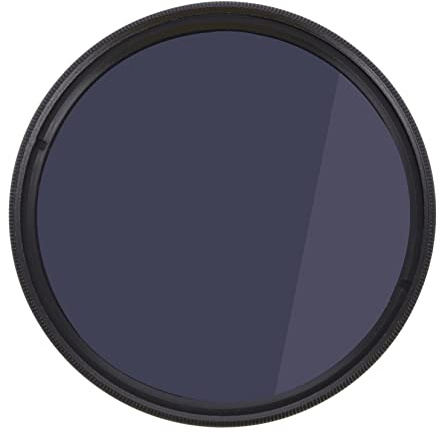 Verstellbarer Neutraldichtefilter 55mm aus Aluminium für Kameraobjektive | Dünnes Design, Überblendfunktion, Abnehmbar und Leicht zu Montieren, für Dynamische Szenen und Wasserfälle