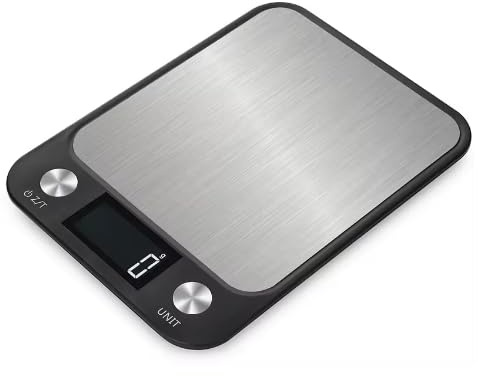 Bilancia da cucina 10Kg/1g che pesa l'acciaio inossidabile elettronico delle bilance digitali dell'equilibrio alimentare