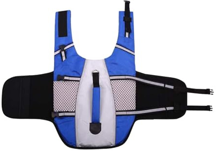YRRYGMN Rettungsweste für Haustiere, Lebensretter, Welpen-Badeanzug, Schwimmhilfe mit reflektierenden Streifen | Hunde-Schwimmweste für Wasser, Pool, Kajak, Outdoor, Strand, Bootfahren