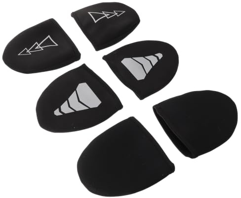 Abaodam 3 Paires de Couvre-Chaussures de Cyclisme Imperméables en Néoprène, Isolation Thermique Légère, Protection Vélo en Hiver pour Usage Quotidien