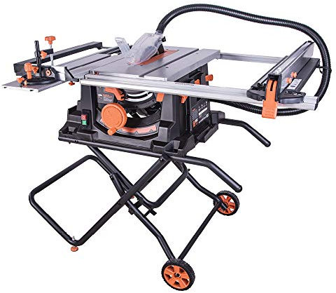 Evolution Power Tools Rage 5-S Table Saw, Multi-Purpose & Portable, Cuts Wood, Metal, Plastic & More, 255 mm (110 V)