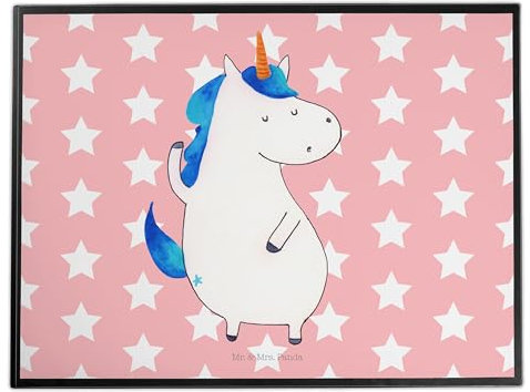 Mr. & Mrs. Panda Schreibunterlage Einhorn Mann - Geschenk, schreibtischunterlagen, Einhörner, BFF, Familie, schreibauflage, schreibtischunterlage, Schreibtisch Unterlagen, Tischunterlage, Hübsch