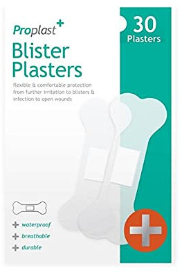 ProPlast Flexible, Breathable & Comfortable Blister Plasters - Pack of 30