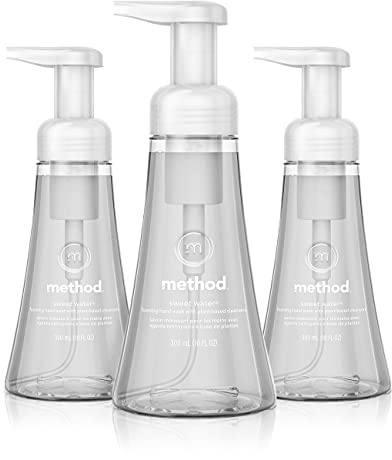 Method Foaming Hand Soap, Sweet Water, Paraben and Phthalate Free, 10 fl oz (Pack of 3)