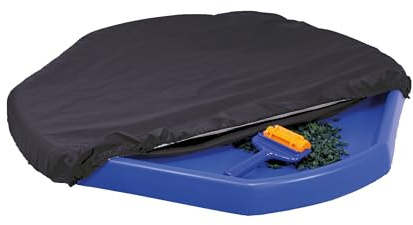 KUB Funda universal original para bandeja Tuff impermeable, ligera, resistente al moho, color negro, se adapta a cualquier tamaño de bandeja, 100 cm x 100 cm x 10 cm, accesorios para bandeja Tuff