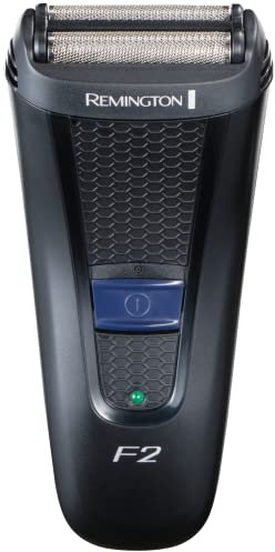Remington F2 Men's Electric Shaver (Cordless, Dry Shave, Foil Shaver with Flexing Foils, Pop-up Detail Trimmer, 40-Minute Usage, 16-Hour Charge) F2002