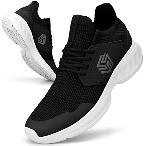 Giniros Herren Sneaker Atmungsaktiver Leicht Schuhe für Outdoor | Casual Bequem Mesh Weich Hochelastisch Sportschuhe