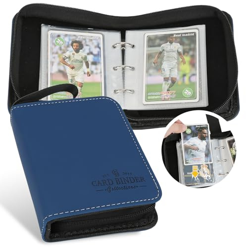 Foalgo Trading Card Binder, Card Collection Binder Album Folder with 80 Side Loading Pockets, 1 Pocket Trading Card Album Folder for TGC,MTG, Baseball Cards, Yugioh
