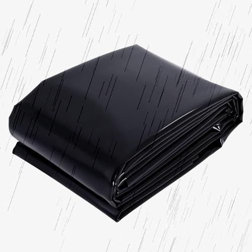 HDPE Revestimiento para Estanque - 2x12m 3x7m 6x6m 8x10m 9x15m 14x14m - Flexible Lámina Lona para Cascada, Agua, Jardín, Paisajismo, Acuicultura(Size:8×15m)