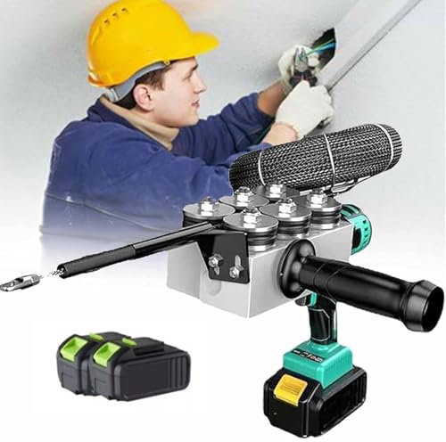 Estrattore per cavi, Filo per elettricista Filettatrice per tubi nascosta Filettatrice automatica Filo scuro Filettatrice per strumenti di trazione per cavi elettrici per la decorazione ,3000mAh