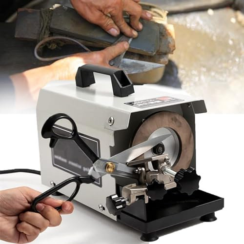 Affilacoltelli Elettrico, Larghezza Massima Di Affilatura 50 Mm, Affilaforbici Elettrico Professionale, Velocità Della Ruota 2800 Giri/Min, Per Affilare Forbici Da Sarto, Forbici Da Linea