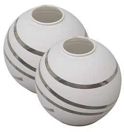 2er-Set E14 Ersatzglas Spiralform Lampe Lampenglas Glas Lampenschirm für Hängelampe Pendelleuchte & Stehlampenschirm Glaskugel Lampe Ersatz Schirm für Lampe Stehlampenschirm Glas