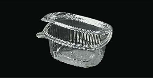 SGWEB professional Vaschette in Plastica Alimentare con Coperchio Ermetico, Volume 750cc, Set 300 Pezzi, Contenitori Trasparenti per Gastronomia e Conservazione Alimenti