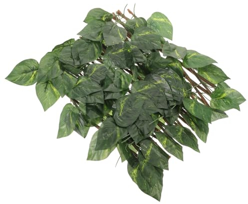 INOOMP Siepe Finta per Balconi Edera Artificiale Verde, Rete di Foglie Simulate in Plastica e Legno, Resistente a Temperature Estreme, per Decorazione Giardino e Privacy
