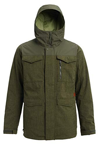 Burton Covert Giacca da Snowboard, Uomo, Forest Night Heather/Forest Night, S